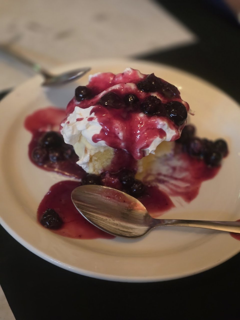 Restaurant menu with classic comfort food choices.