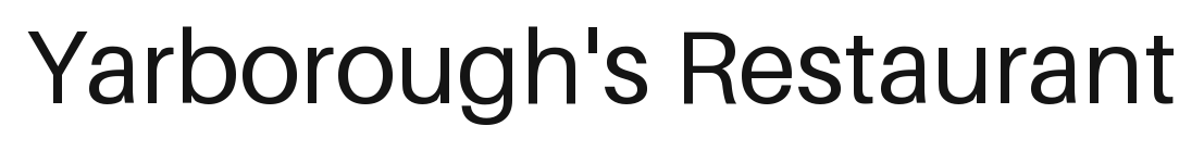 Yarborough's Restaurant